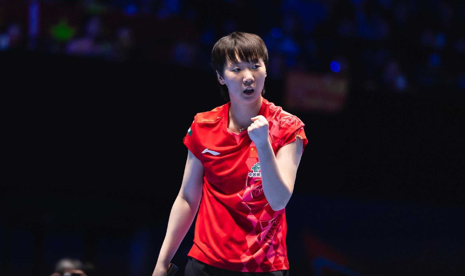 爱奇艺体育高清-3-0横扫早田！中国女乒27岁王牌救赎：助队夺七连冠，与莎莎击掌